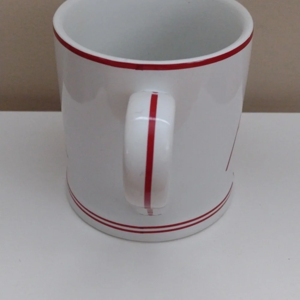 Mug Monogrammed Letter A Sur la Table 14 ounces